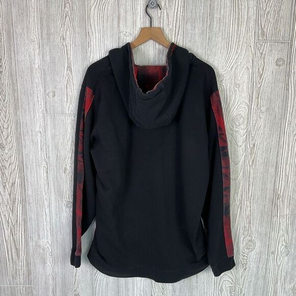 Legendary Whitetails The Outfitter Men's Large Tall Black Red Hoodie Sweatshirt - Picture 3 of 6